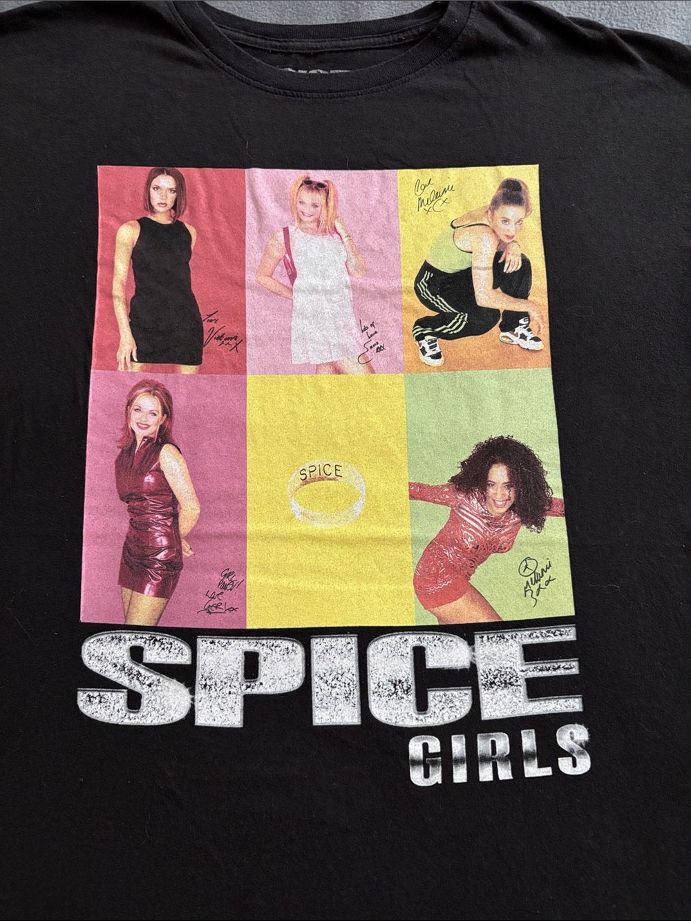 Spice Girls Graphic Band T Shirt Black 2022 Pop Music Tour Retro Men’s L/XL - Picture 2 of 6